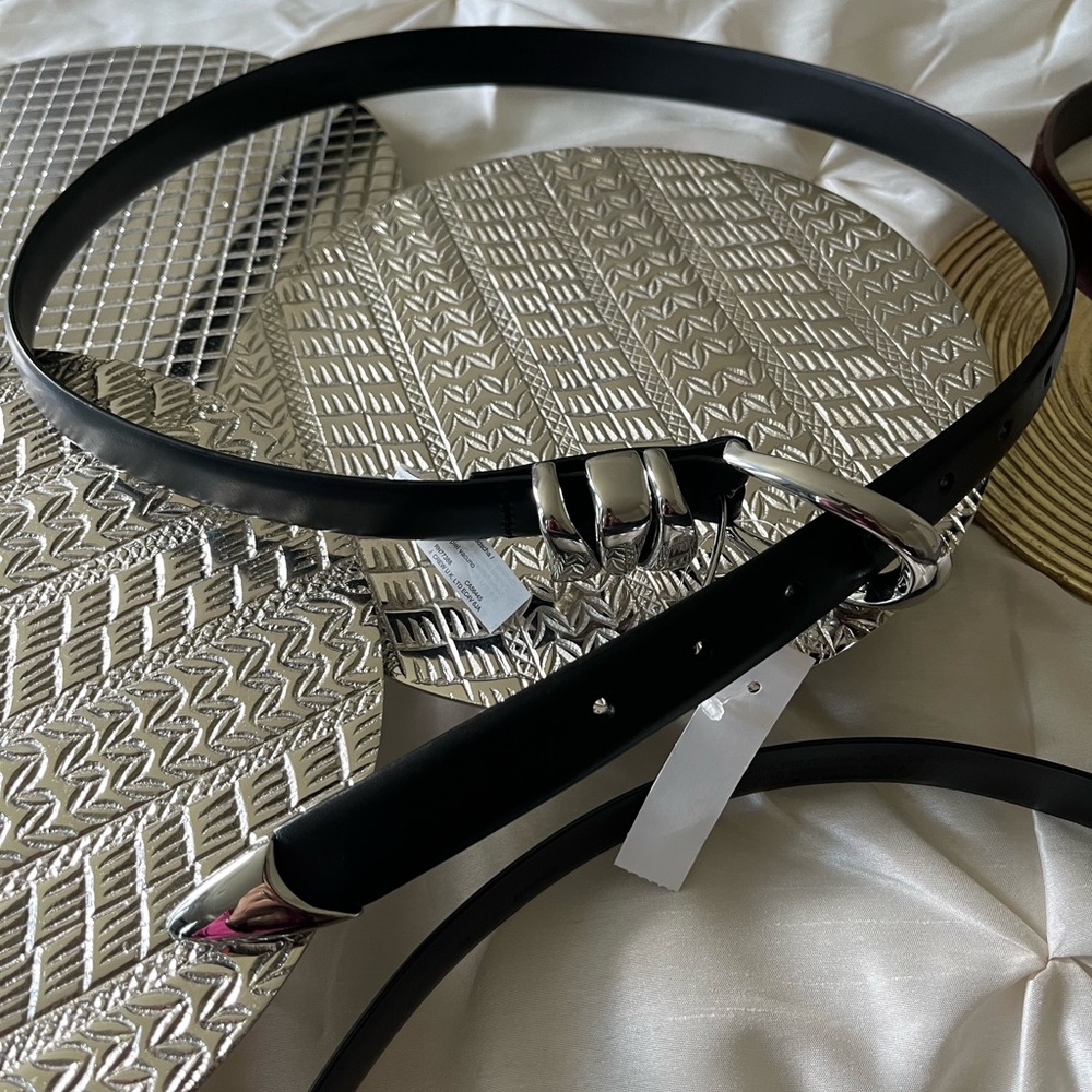 NWT Madewell Triple Metal Keeper Belt - Picture 8 of 10